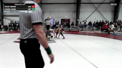141 lbs Semifinal - Isaac Quiles, Springfield vs Daniel Haws, Centenary