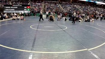 2A 285 lbs Quarterfinal - Jose Flores, Southwestern Randolph High School vs Terrel Williams, Forest Hills