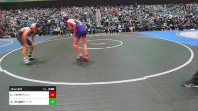 138 lbs Consi Of 64 #2 - Brady Porter, Spanish Springs vs Anthony Delgado, Slam Academy