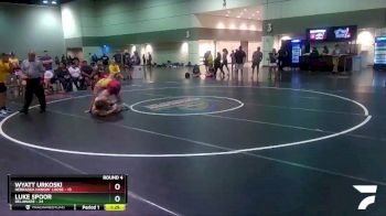 160 lbs Round 4 (6 Team) - Luke Spoor, Delaware vs Wyatt Urkoski, Nebraska Hangin` Loose