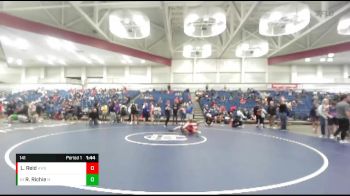 141 lbs Cons. Round 7 - Ryan Richie, Edwardsville vs Luke Reid, Howe Wrestling School