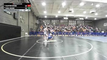165 lbs 5th Place Match - Clayton Divine, Caruthers vs Axel Adame, Lompoc