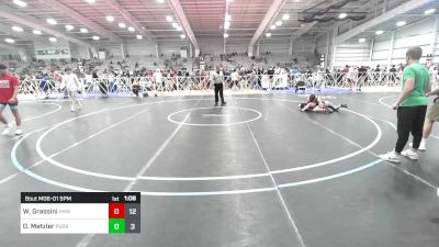 132 lbs Rr Rnd 1 - Will Grassini, VHW vs Danny Metzler, Pursuit Wrestling Academy - Black