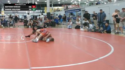 122 lbs Quarterfinal - Matthew Rowles, Revival Pink - HSC vs Samuel Wolford, Steller Trained Embo - HSC