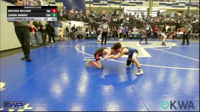 55 lbs Consi Of 16 #2 - Brooks Mccabe, Cowboy Wrestling Club vs Casen Ambriz, Team Guthrie Wrestling