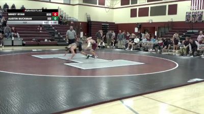 157 lbs Round 2 (3 Team) - Austin Buckman, Independence vs Mikey Ryan, Mount Vernon