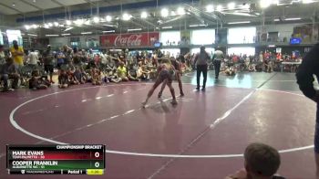 140 lbs Quarterfinals (8 Team) - Cooper Franklin, Alburnette WC vs Mark Evans, Team Palmetto