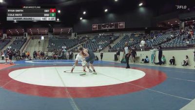 141 lbs Champ. Round 1 - Ryan Smith, CumberlandKY vs Cole Reitz, Southwestern Michigan