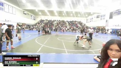 138 lbs Cons. Round 2 - Gabriel Rosales, Sunnyhills HS vs Ray Romero, Esperanza High School