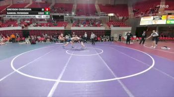 150 lbs Round 3 - 2nd Wrestleback And Semi-finals(16 Team) - Greyson Chaverria, Round Rock vs Samuel Petersen, Houston Clear Lake