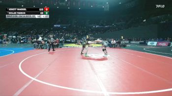 2A/1A Boys 165 Semifinal - Nolan Timeus, Gold Beach Boys vs Jerett Waddel, Grant Union / Prairie City Boys