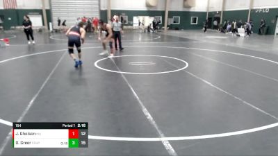 184 lbs Finals (2 Team) - Donn Greer, CSU-Pueblo vs John Gholson, Maryville