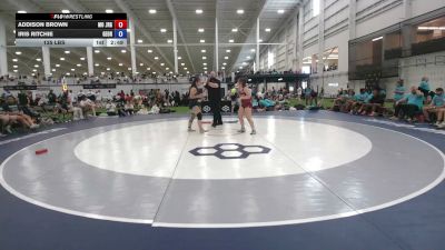 135 lbs Addison Brown, Missouri vs Iris Ritchie, Georgia