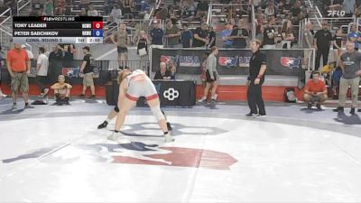 165 lbs Cons. Round 2 - Tony Leader, Boyd County Wrestling Club vs Peter Sadchikov, Bad Karma Wrestling Club