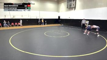 157 lbs Prelim - Scott Huffmyer, John Carroll vs Isaac Richardson, Marian University (IN)