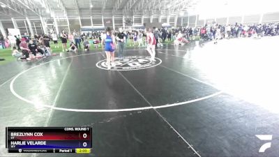 170 lbs Cons. Round 1 - Brezlynn Cox, UT vs Harlie Velarde, WY