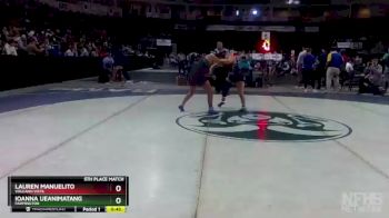 Girls 152 lbs 5th Place Match - Lauren Manuelito, Volcano Vista vs Ioanna Ueanimatang, Farmington