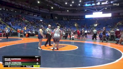 235 lbs Quarterfinal - Chloe Hoselton, Fairbury (Prairie Central) vs Rylee Hammond, Robinson