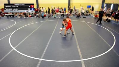 144 lbs Cons. Round 4 - Brady Gesler, WI vs Landen Lorch, MN