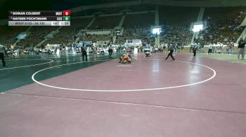 5A 150 lbs Semifinal - Dorian Colbert, Montevallo vs Hayden Fochtmann, Elmore County School
