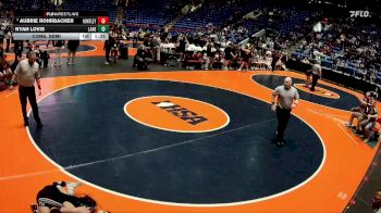 130 lbs Cons. Semi - Aubrie Rohrbacher, Huntley vs Nyah Lovis, Chicago (Lane)