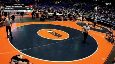 130 lbs Cons. Semi - Aubrie Rohrbacher, Huntley vs Nyah Lovis, Chicago (Lane)