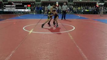 116 lbs Champ. Round 2 - Raiden Parry, Team Champs vs Jensen Lopez, Scrap Yard Garage