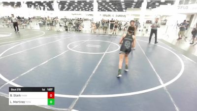 86 lbs Final - Braylon Stark, Thorobred vs Lucca Martinez, Total Kaos