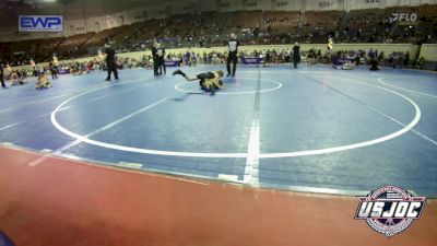 73 lbs Consi Of 8 #2 - Jessen Madrid, Chickasha Youth Wrestling vs Colt Fife, Tecumseh Youth Wrestling