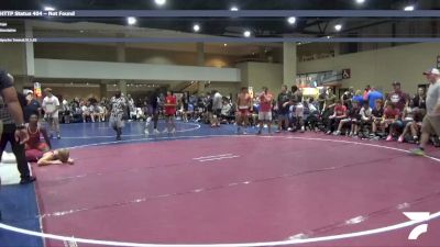 175 lbs Quarters & 3rd Wb (32 Team) - Ron Sisson, Alabama Elite Black vs Jamir Jones, Alabama Takedown