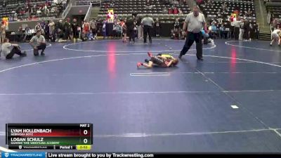 50 lbs Cons. Round 3 - Lyam Hollenbach, Nebraska Boyz vs Logan Schulz, Hammer Time Wrestling Academy