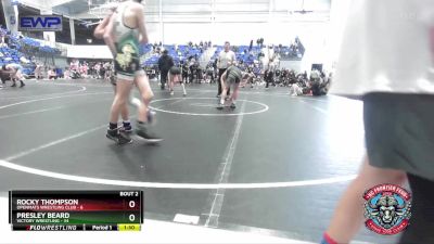 105 lbs Semis (4 Team) - Rocky Thompson, OpenMats Wrestling Club vs Presley Beard, Victory Wrestling