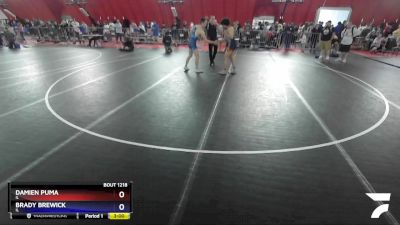 160 lbs Cons. Round 3 - Damien Puma, IL vs Brady Brewick, IL