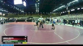 152 lbs Champ. Round 1 - Joshua Segura, Barron G Collier vs Demetri Zertopoulis, Palmetto Ridge H.S.