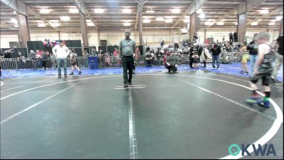 52 lbs Semifinal - Wyatt Wylie, Tuttle Wrestling Club vs Jackson Fernandez, Caddo County