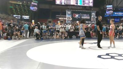 130 lbs Cons. Rd Of 64 - Melania Turano, New York vs Anaya Campbell, Illinois