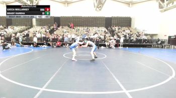 133-A lbs Consi Of 4 - Lucca Mullarkey, Unnattached vs Brady Kareha, University Of Delaware