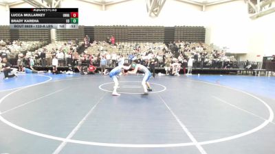 133-A lbs Consi Of 4 - Lucca Mullarkey, Unnattached vs Brady Kareha, University Of Delaware
