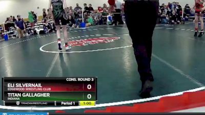 102 lbs Cons. Round 3 - Titan Gallagher, Indiana vs Eli Silvernail, Edgewood Wrestling Club