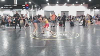 115 lbs Final - Charlotte Catania, CTWHALE - GK12E vs Elissa Cruz, Daughters Of Zion - GK12E