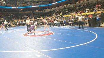 105 Class 2 lbs Cons. Round 1 - Iris Richardson, Eureka vs Jackie Penaloza, Belton