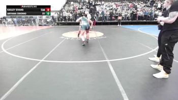 165 lbs Consi Of 4 - Kailey Evans, Team 209 vs Aryana Osorio, Frezzo's Fight Factory