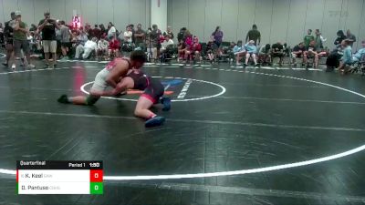 182 lbs Quarterfinal - Konner Keel, Gladiators Academy Wrestling vs Dominic Pantuso, Cardinal Gibbons High School Wrestling