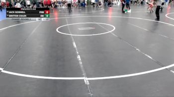 98 lbs Champ. Round 2 - Jack Gosnell, Pikes Peak Warriors Wrestling vs Britton Culek, Kimball Wrestling Club