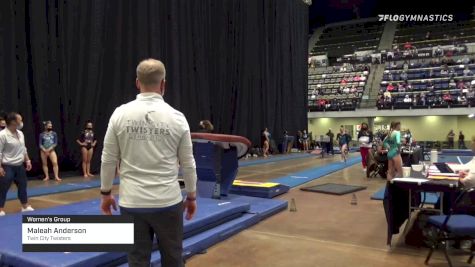 Maleah Anderson - Women's Group, Twin City Twisters - 2021 Women's Xcel Region 4 Championships