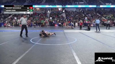 70 lbs Quarterfinal - Beckett McCorkle, Salina vs Asher Loos, Carroll