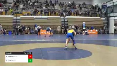 125 lbs Quarterfinal - Bronson Garber, Bloomsburg vs Gage Curry, Pittsburgh