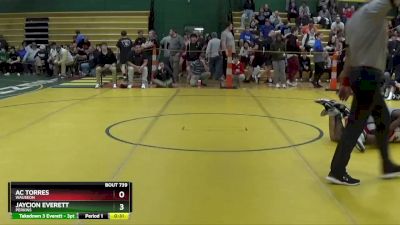 138 lbs Cons. Round 5 - AC Torres, Wauseon vs Jaycion Everett, Perkins