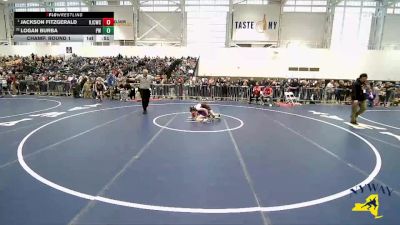 78 lbs Champ. Round 1 - Jackson Fitzgerald, Hilton Jr Cadets Wrestling Club vs Logan Burba, Pal-Mac Wrestling