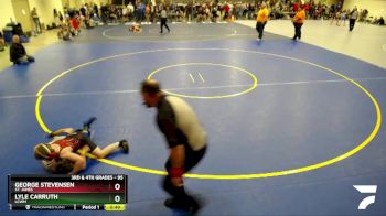 95 lbs Semifinal - George Stevensen, St. James vs Lyle Carruth, LCWM